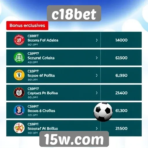 Comparação de bônus oferecidos pelo c18bet