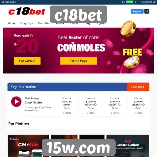 Promoções e bônus disponíveis no c18bet